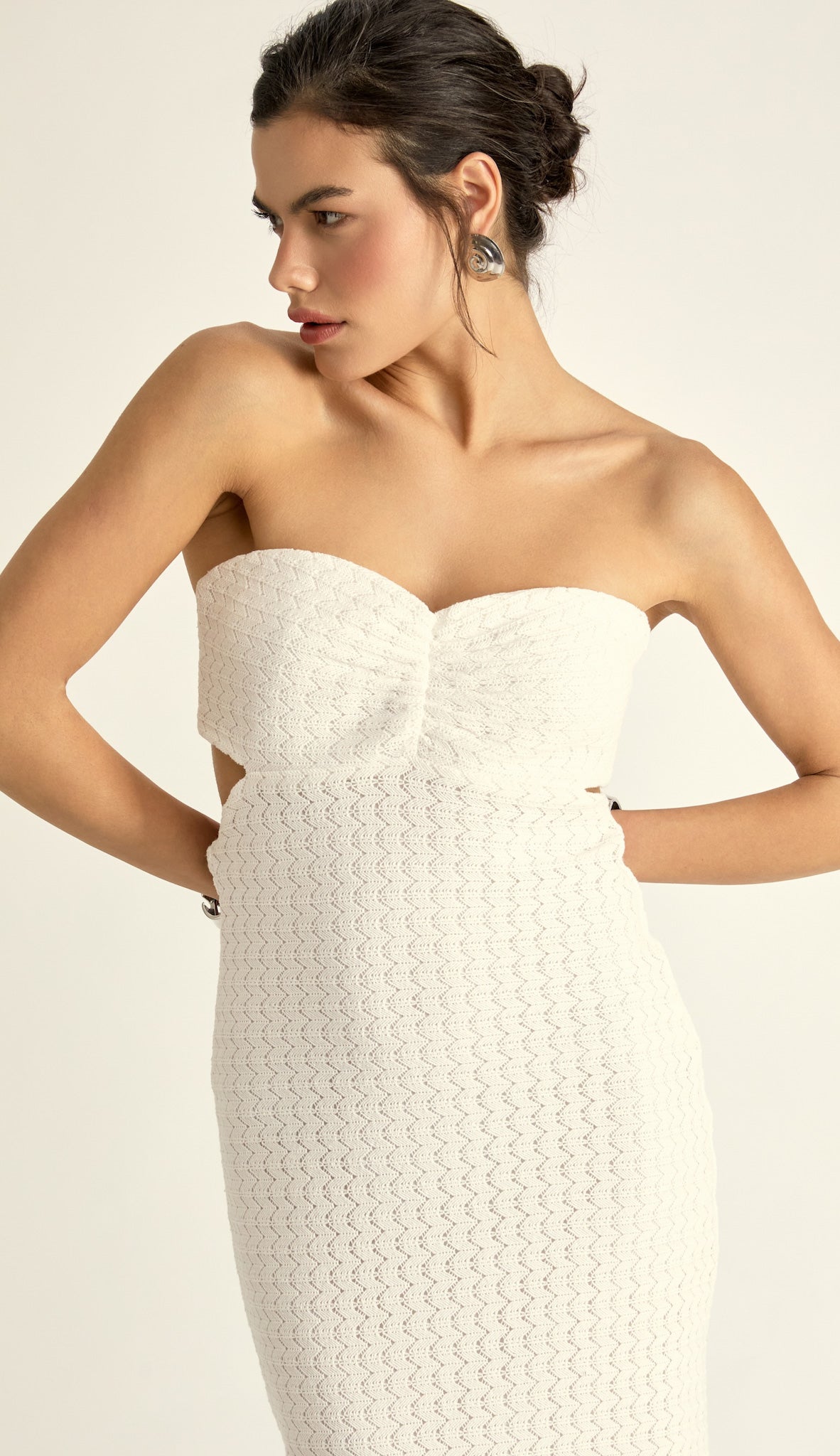 Vestido Margareth Off White