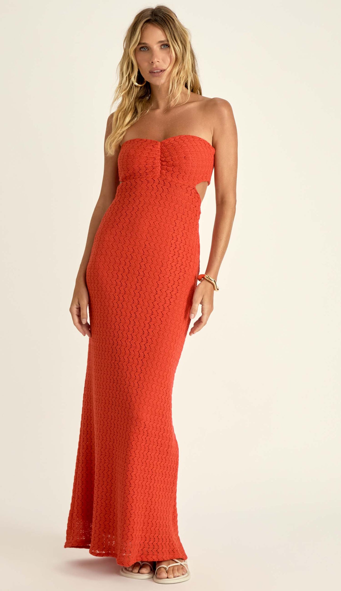 Vestido Margareth Cereja