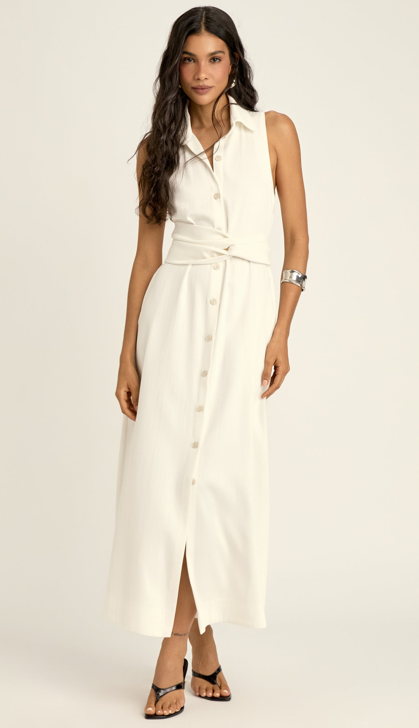 Vestido Paola Off White