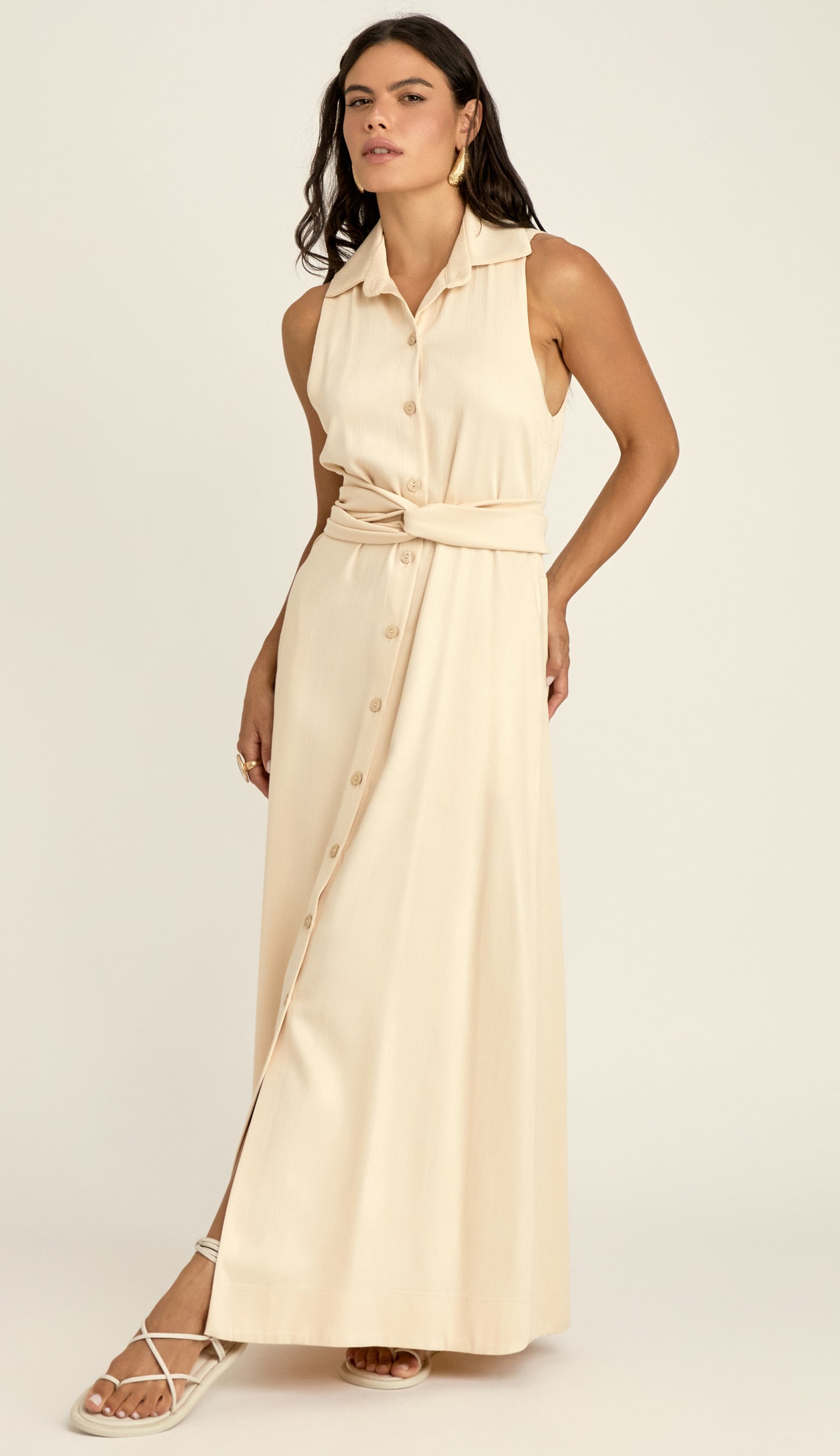 Vestido Paola Natural