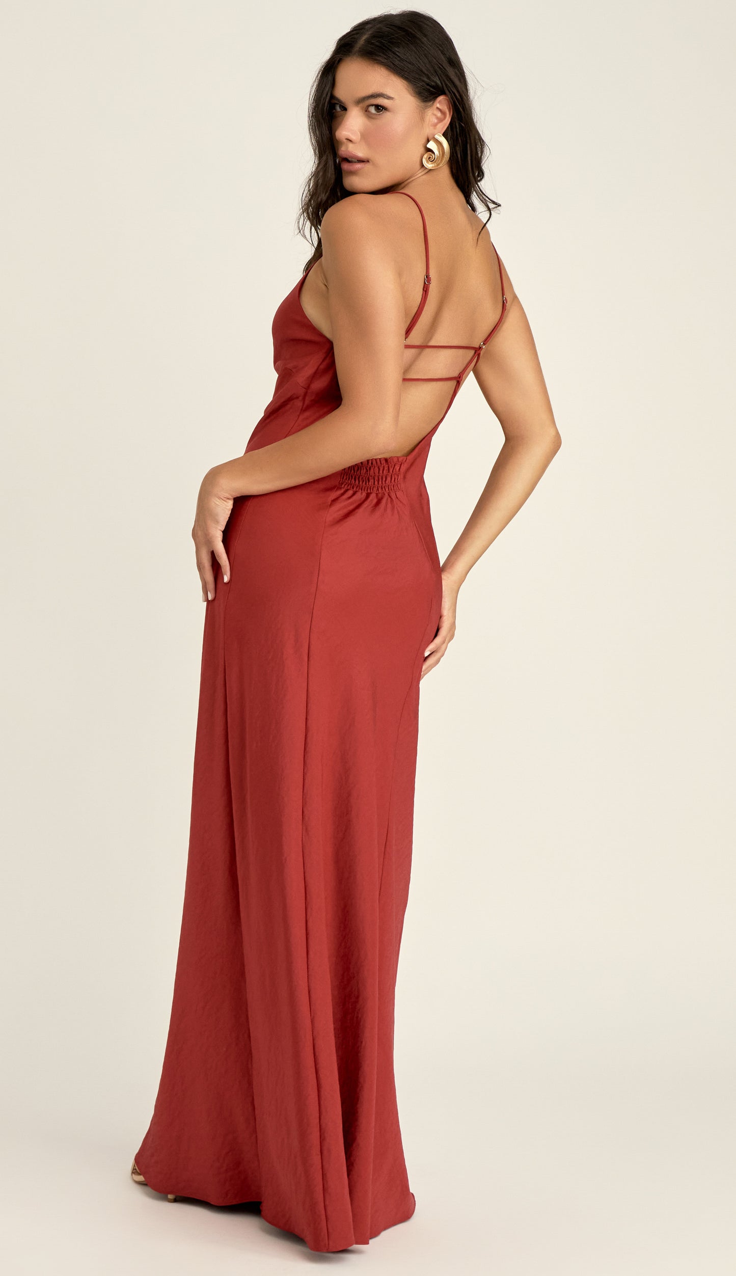 Vestido Pérola Vinho