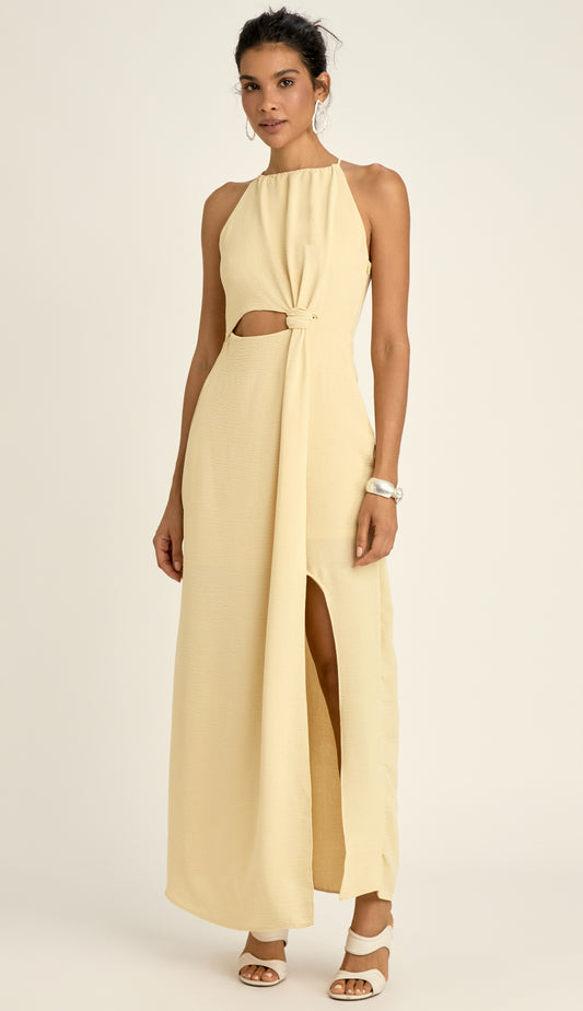 Vestido Pietra Manteiga