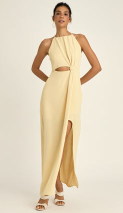 Vestido Assimétrico Crepe Pietra | Laguna