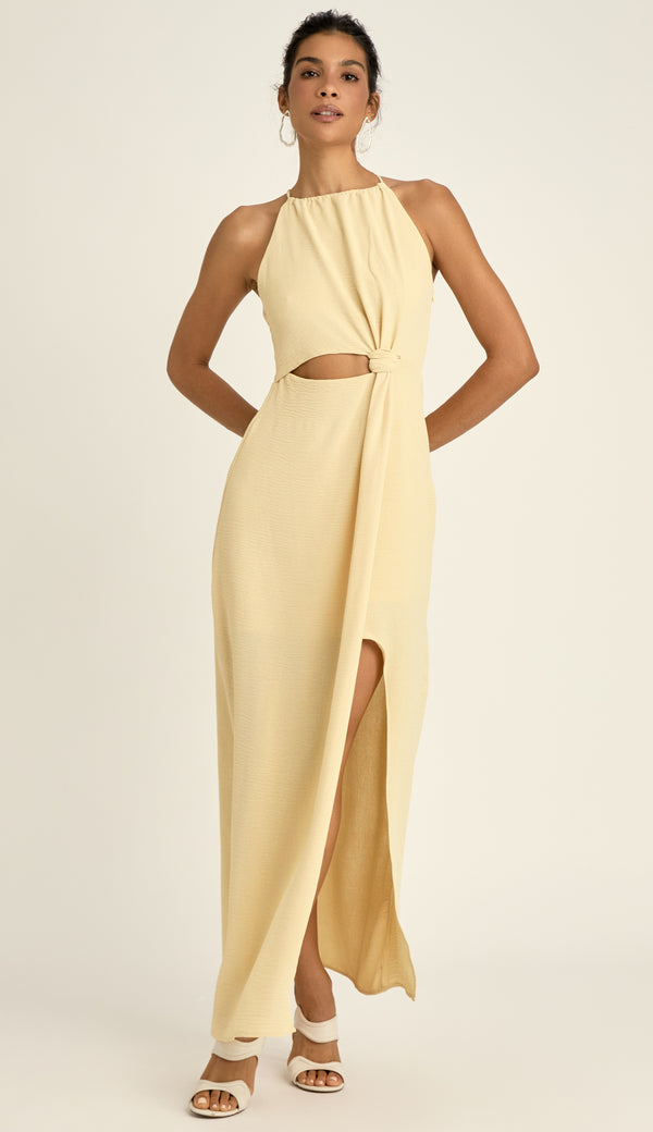 Vestido Assimétrico Crepe Pietra | Laguna