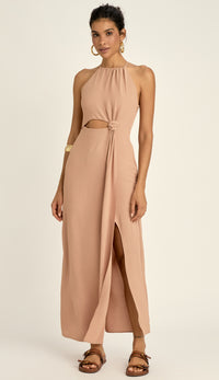 Vestido Assimétrico Crepe Pietra | Laguna