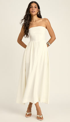 Vestido Panamá Off White