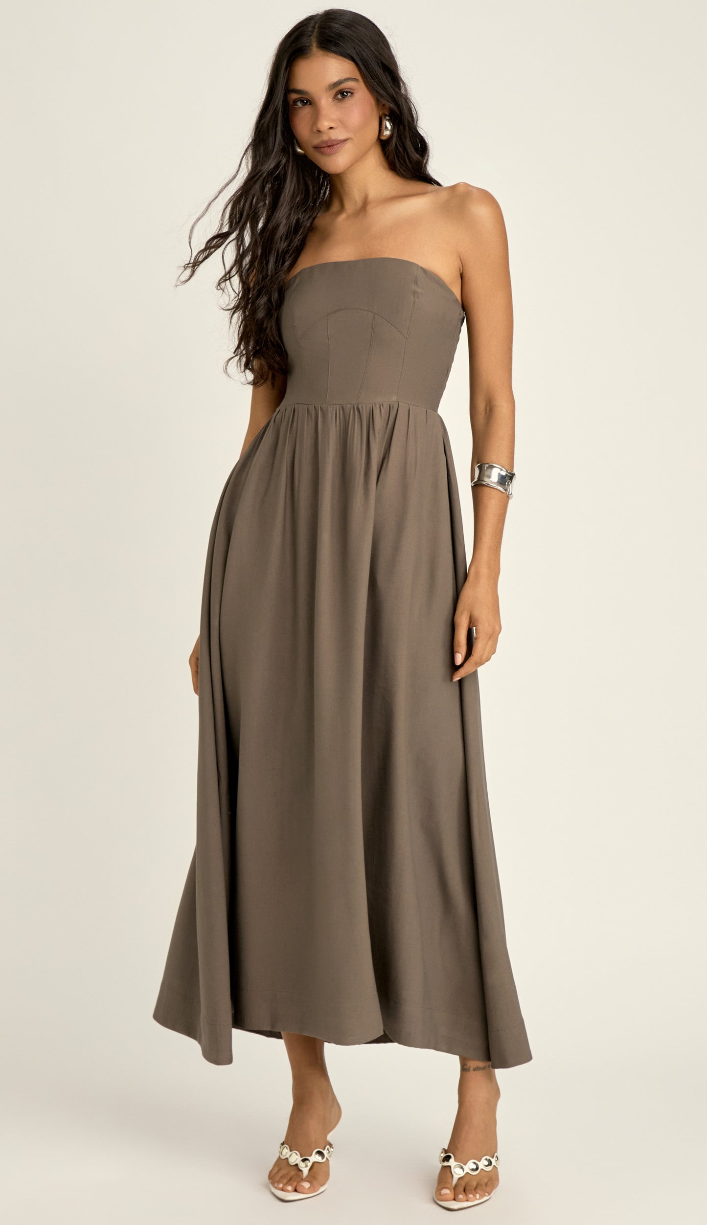 Vestido Panamá Oliva