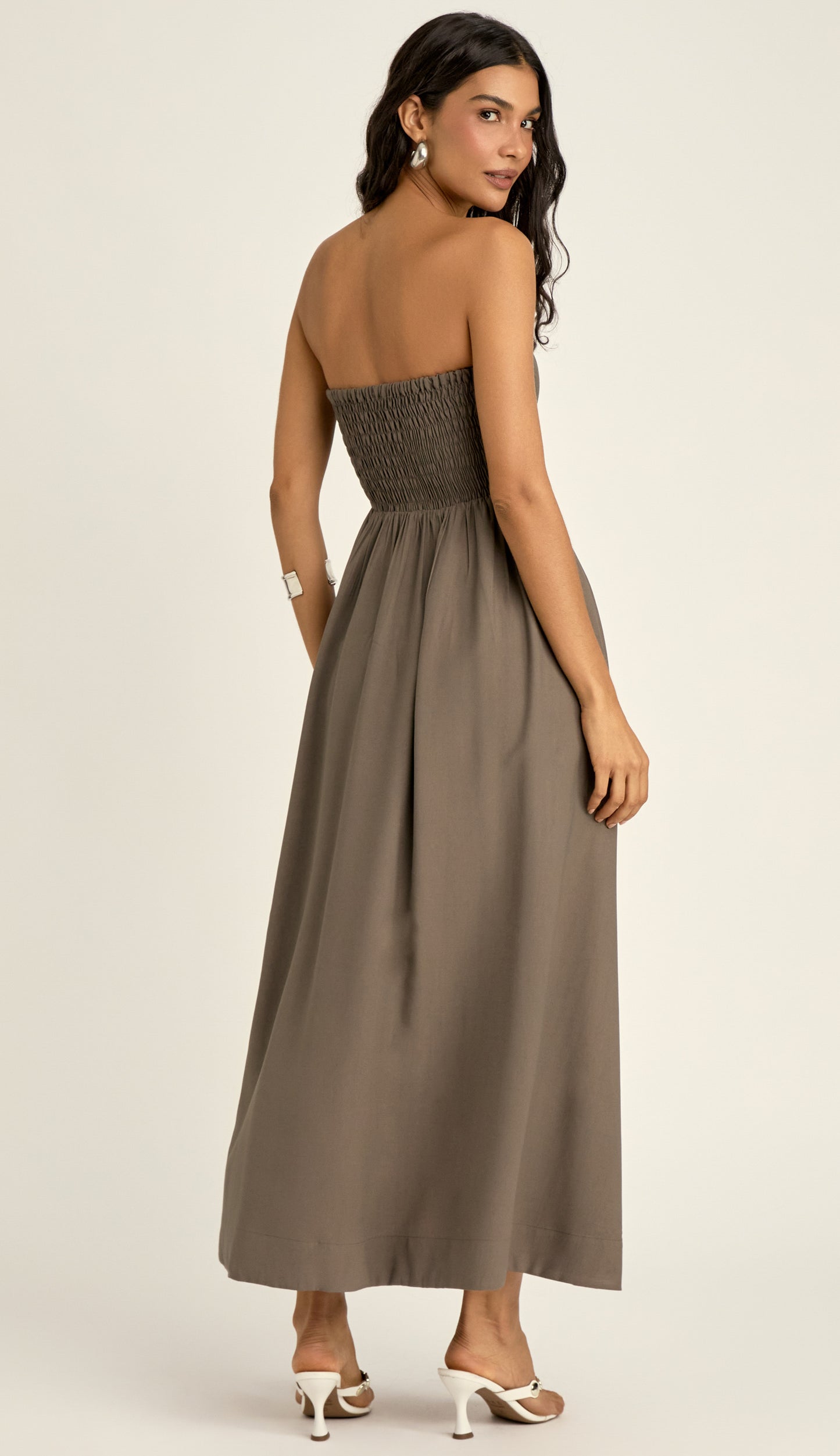 Vestido Panamá Oliva