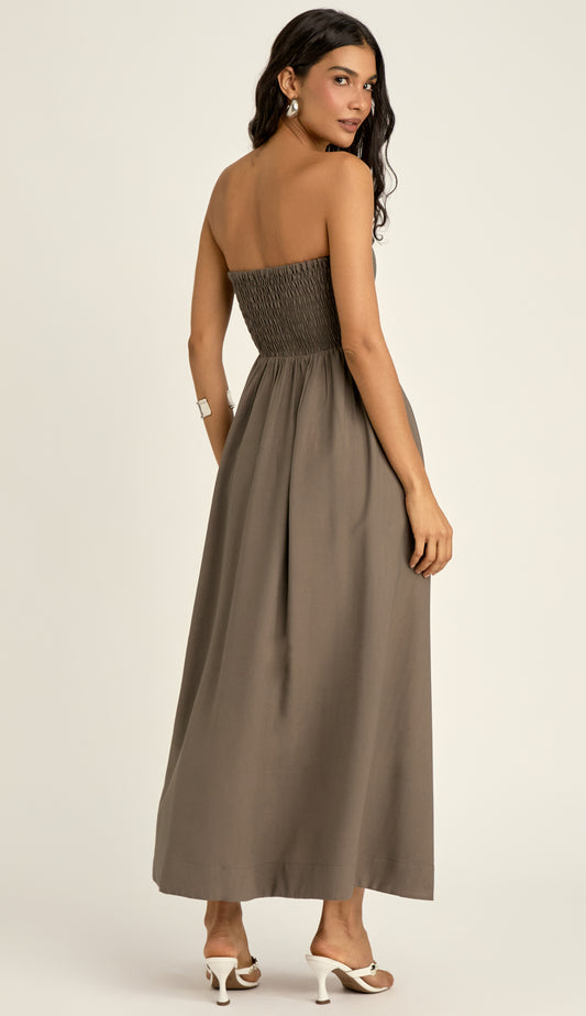 Vestido Panamá Oliva
