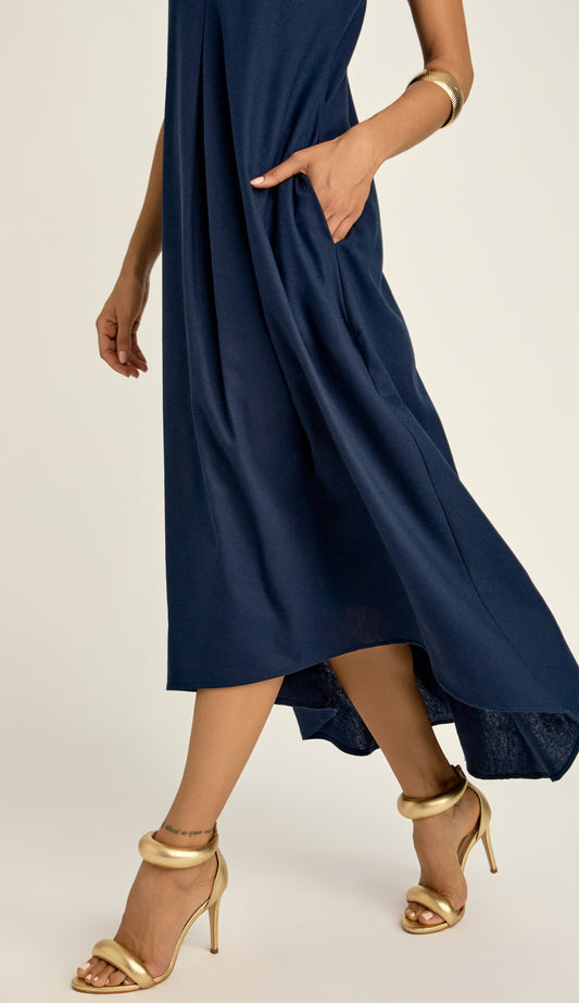 Vestido Philippines Marinho