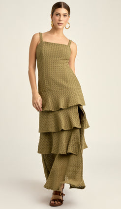 Vestido Potira Verde