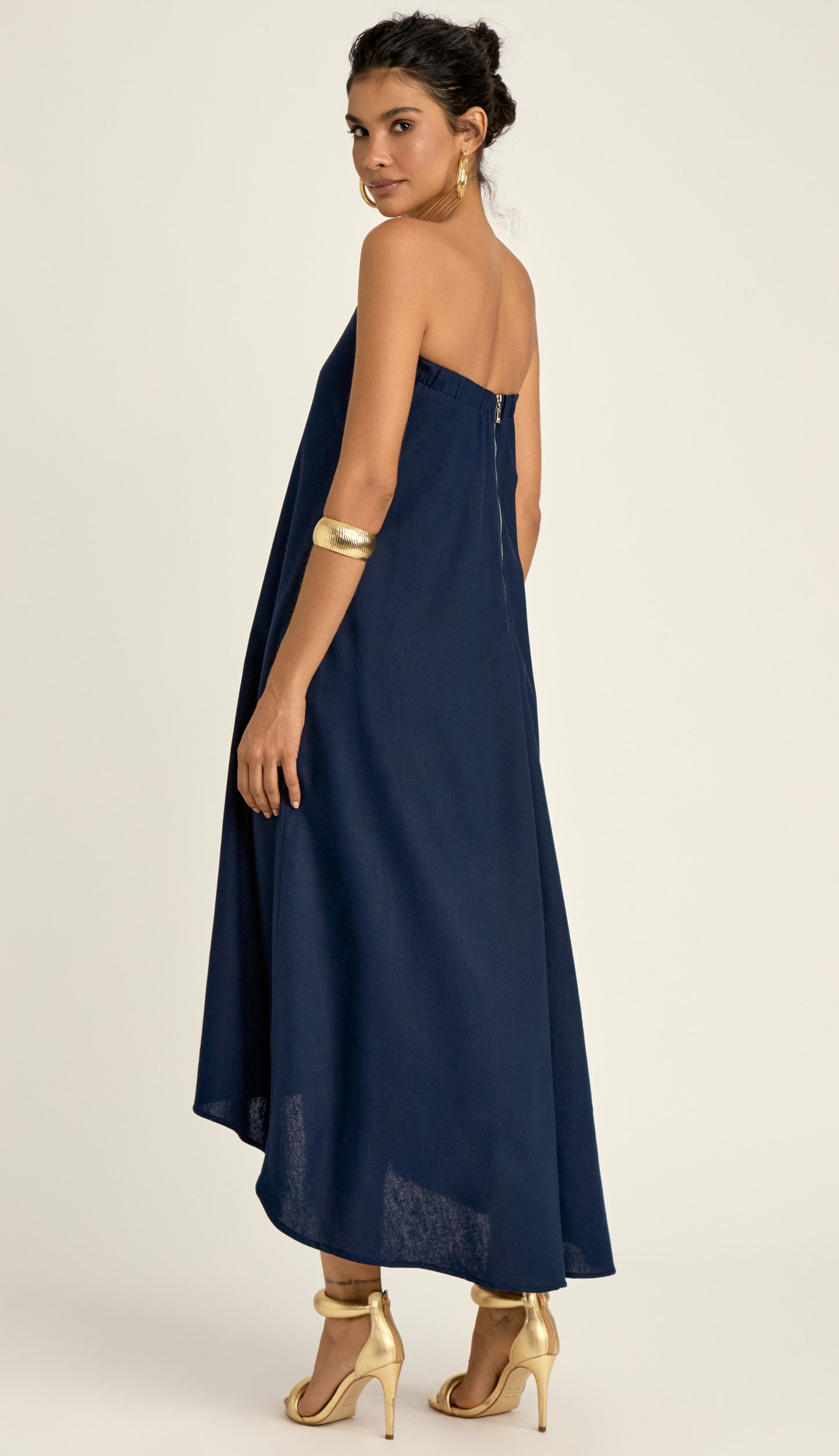 Vestido Philippines Marinho