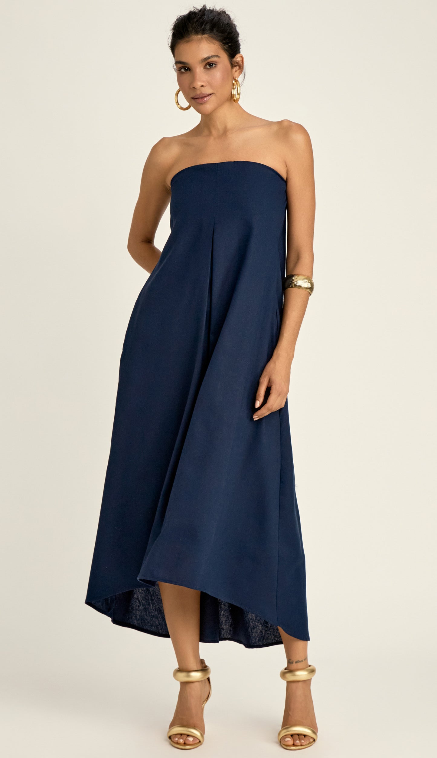 Vestido Philippines Marinho