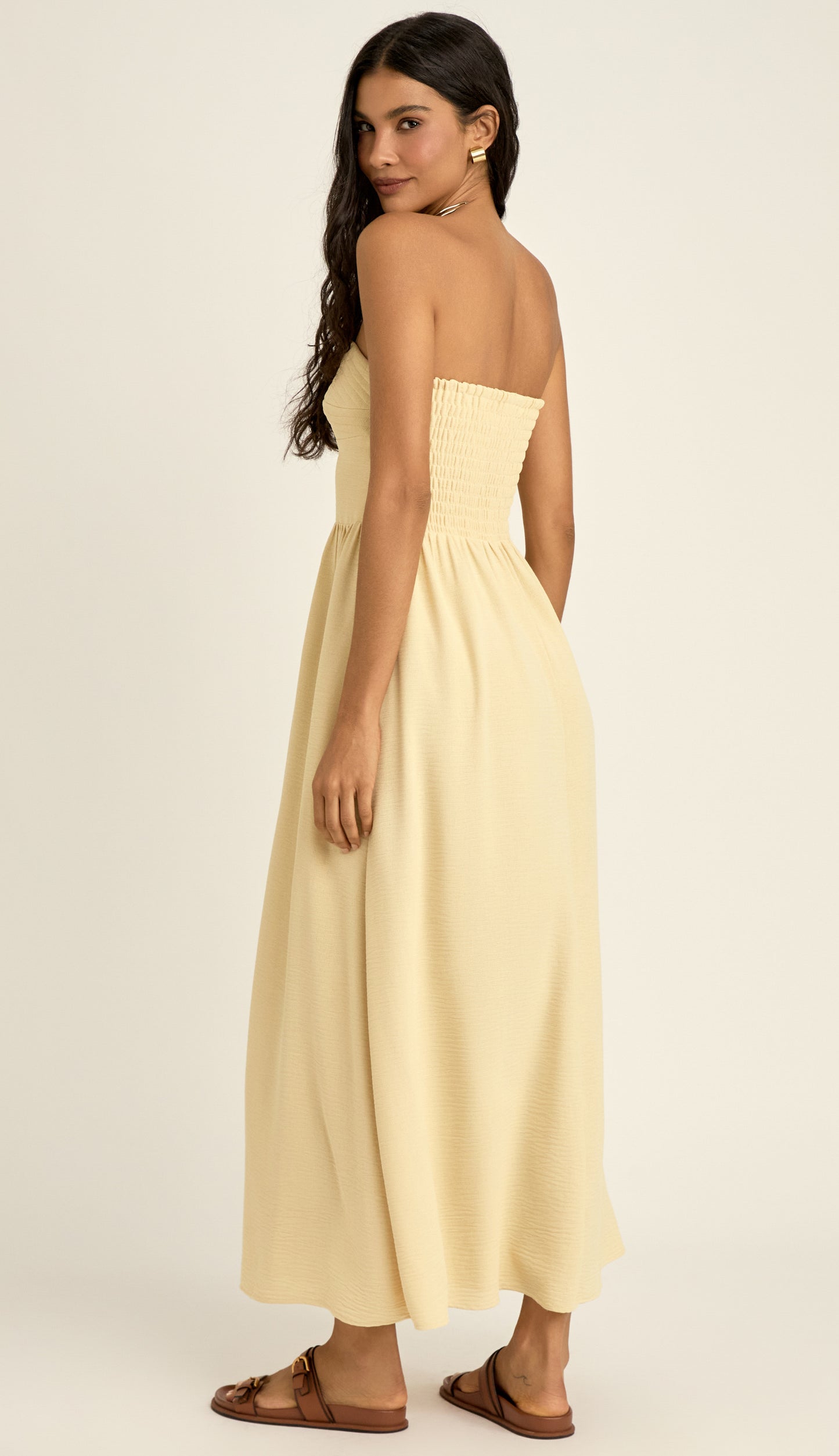 Vestido Pina Manteiga