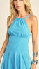 Vestido Curto Crepe Persa Azul | Laguna - Vestido Persa Azul