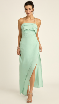 Vestido Festa Longo Linho Poesia | Laguna