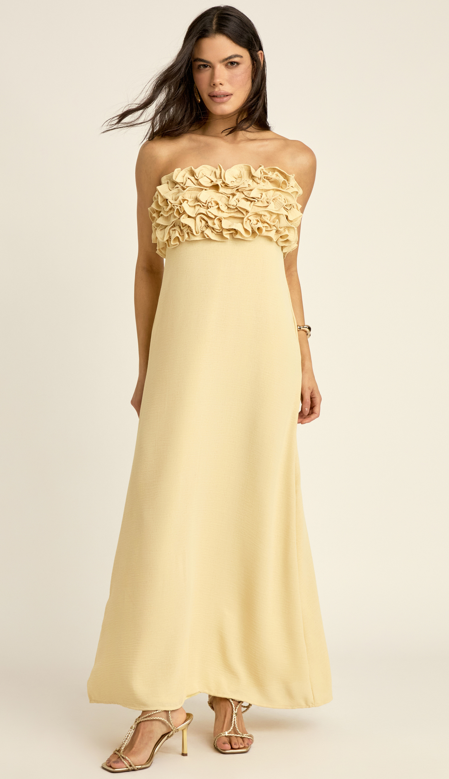 Vestido Pallas Manteiga