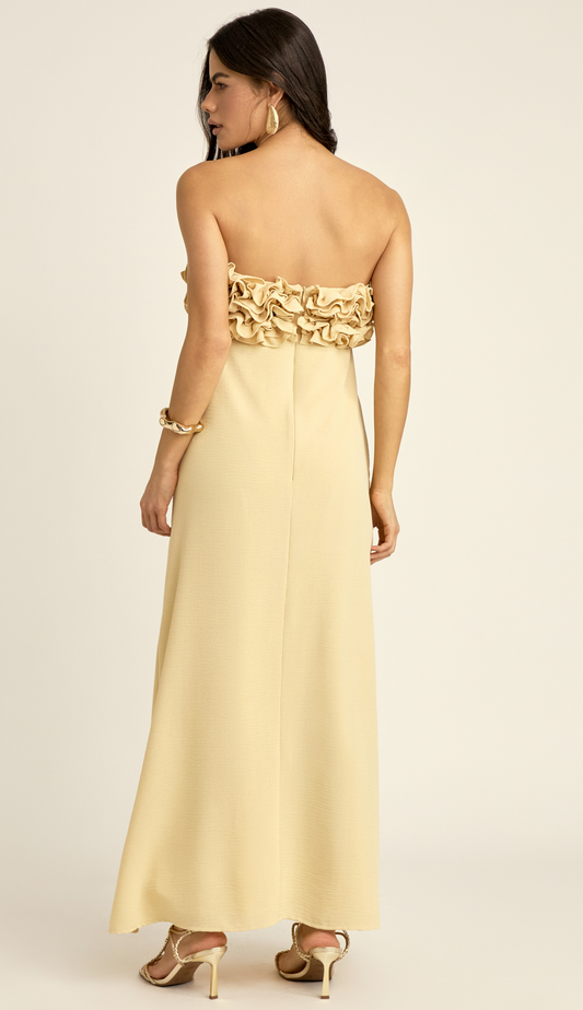 Vestido Pallas Manteiga
