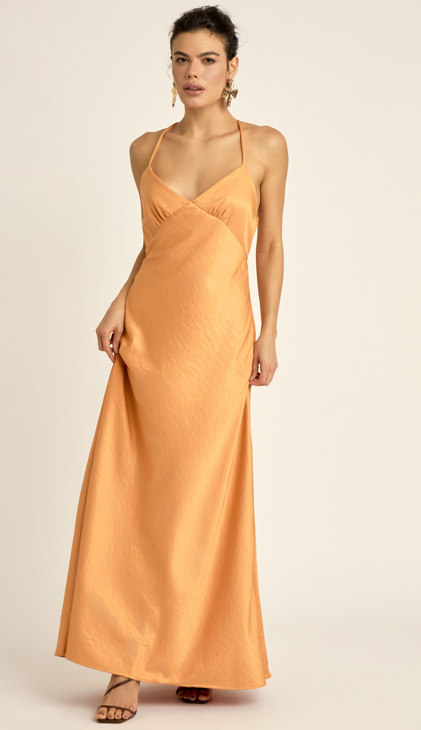 Vestido Padma Laranja