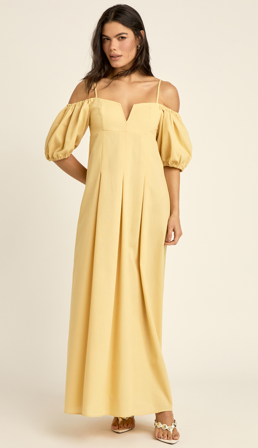 Vestido Payton Manteiga