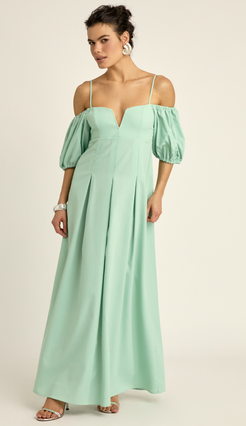 Vestido Festa Longo Linho Payton | Laguna