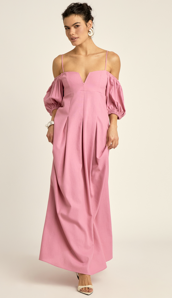 Vestido Festa Longo Linho Payton | Laguna