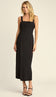 Vestido Midi Alfaiataria Poliana Preto | Laguna - Vestido Poliana Preto