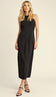 Vestido Longuete Crepe Penn Preto | Laguna - Vestido Penn Preto