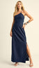 Vestido Longo Ombro Único Linho Regina Marinho | Laguna - Vestido Regina Marinho