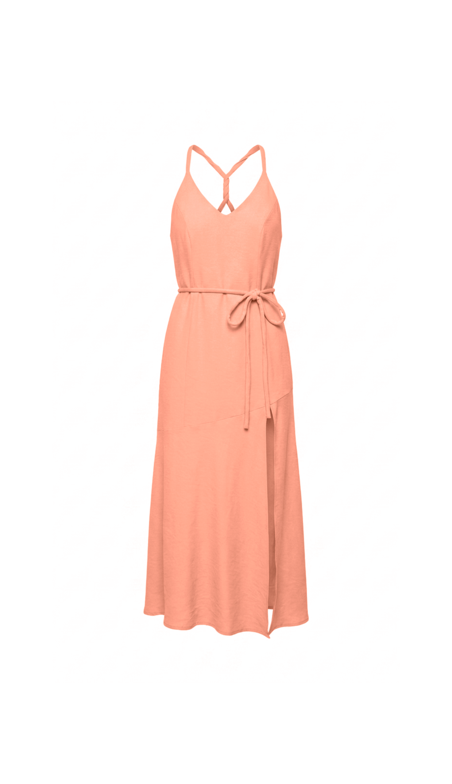 Vestido Midi Alfaiataria Viscose Magda | Laguna