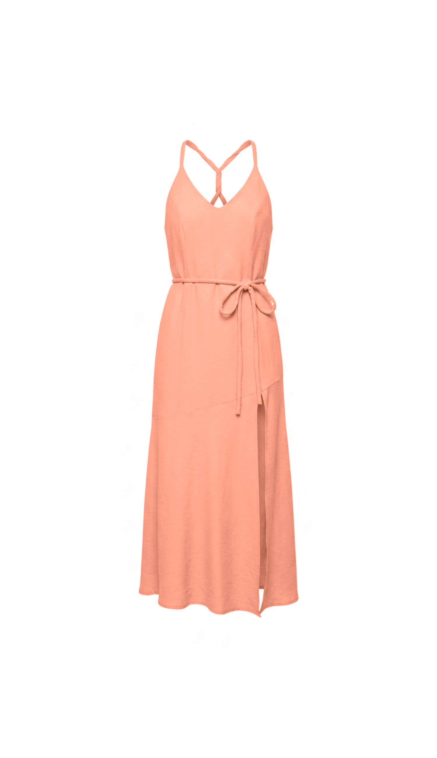 Vestido Midi Alfaiataria Viscose Magda | Laguna