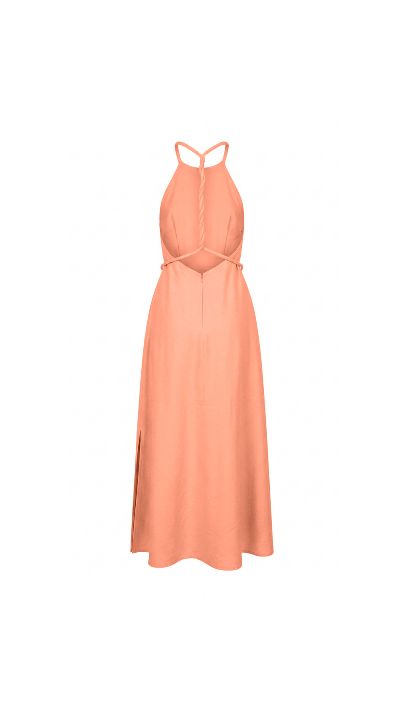 Vestido Midi Alfaiataria Viscose Magda | Laguna