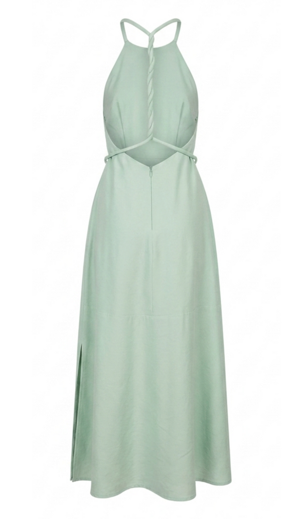 Vestido Midi Alfaiataria Viscose Magda | Laguna