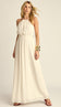 Vestido Longo Festa Crepe Chiffon Filipa Off White | Laguna - Vestido Filipa Off White