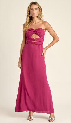Vestido Carmela Framboesa