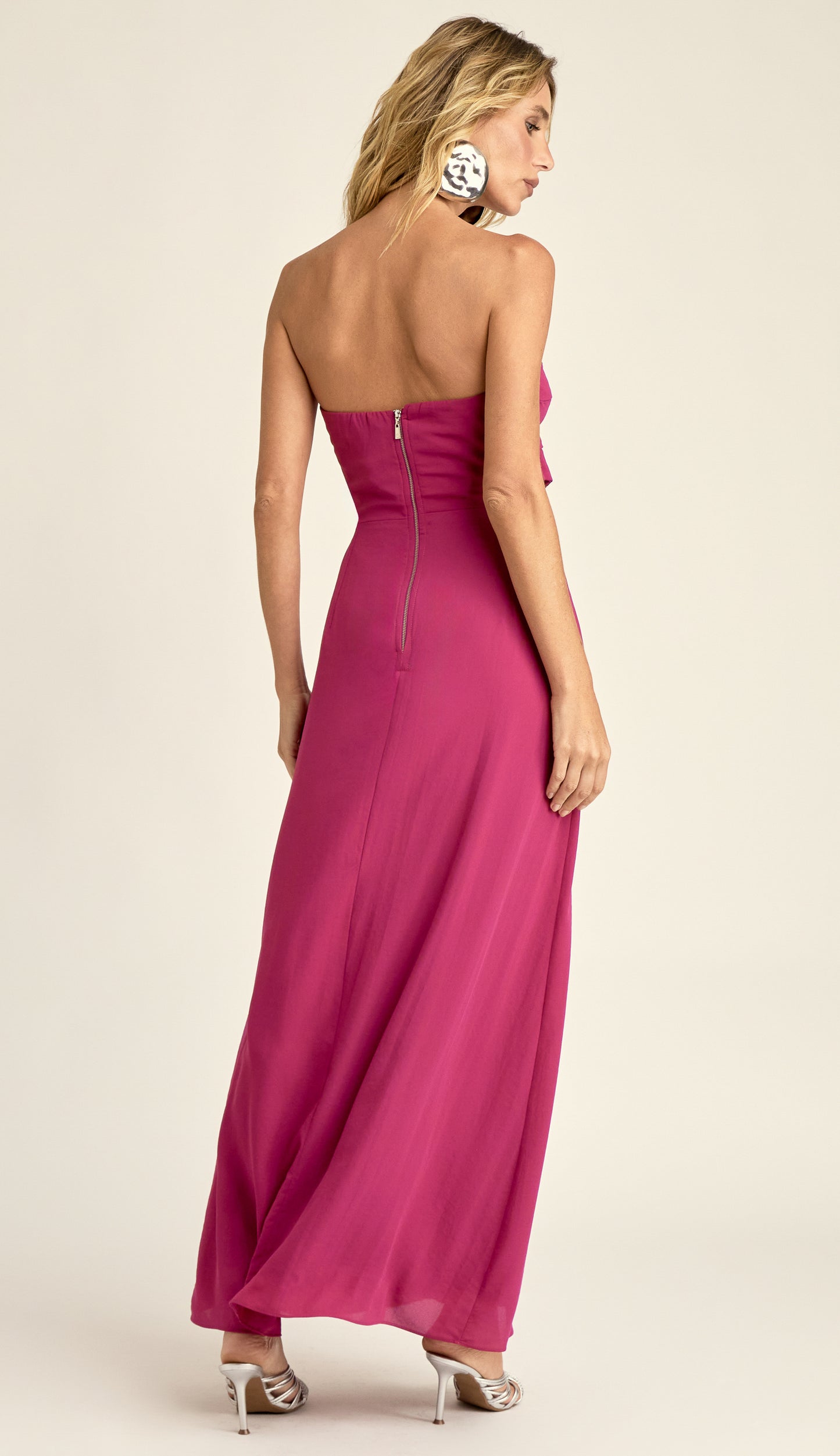 Vestido Carmela Framboesa