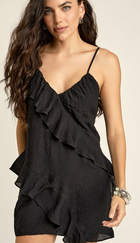 Vestido Curto Poliviscose Allane | Laguna