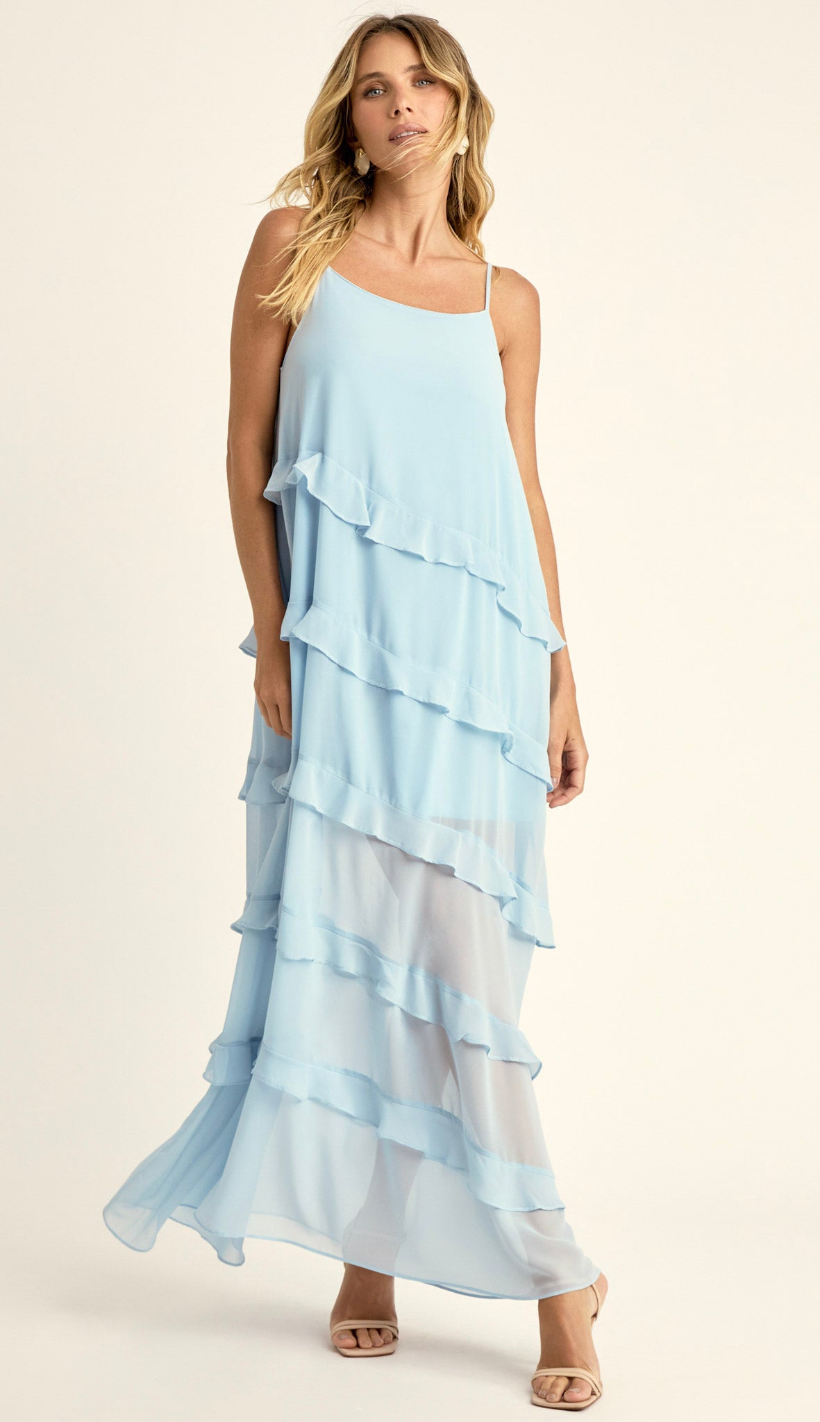 Vestido Fragrância Azul