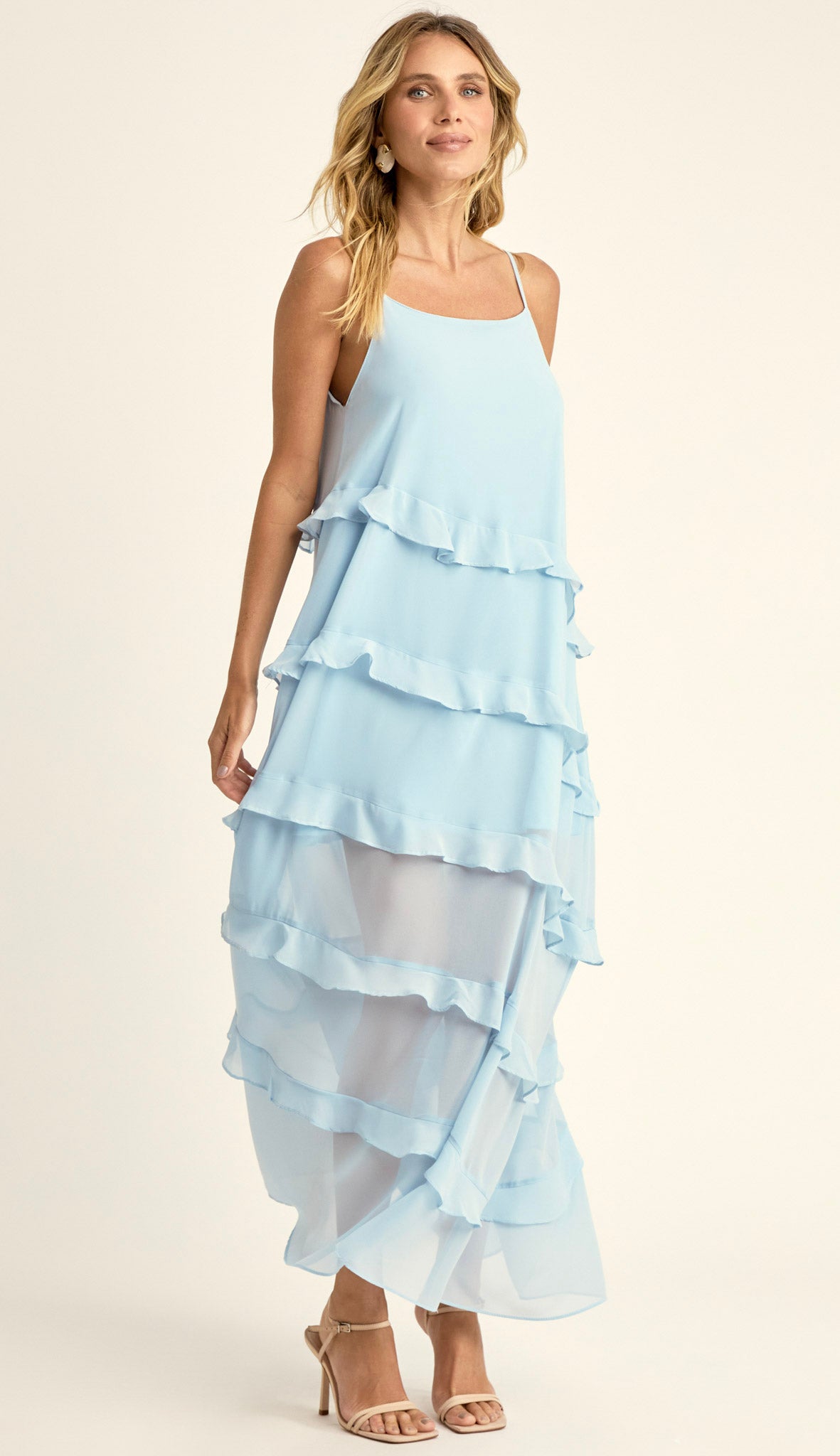 Vestido Fragrância Azul