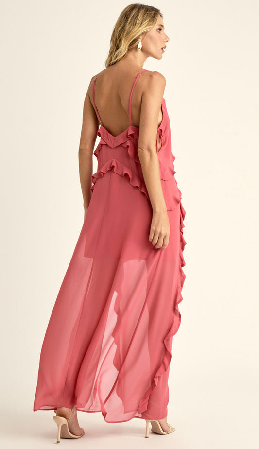 Vestido Anne Marsala Rosê