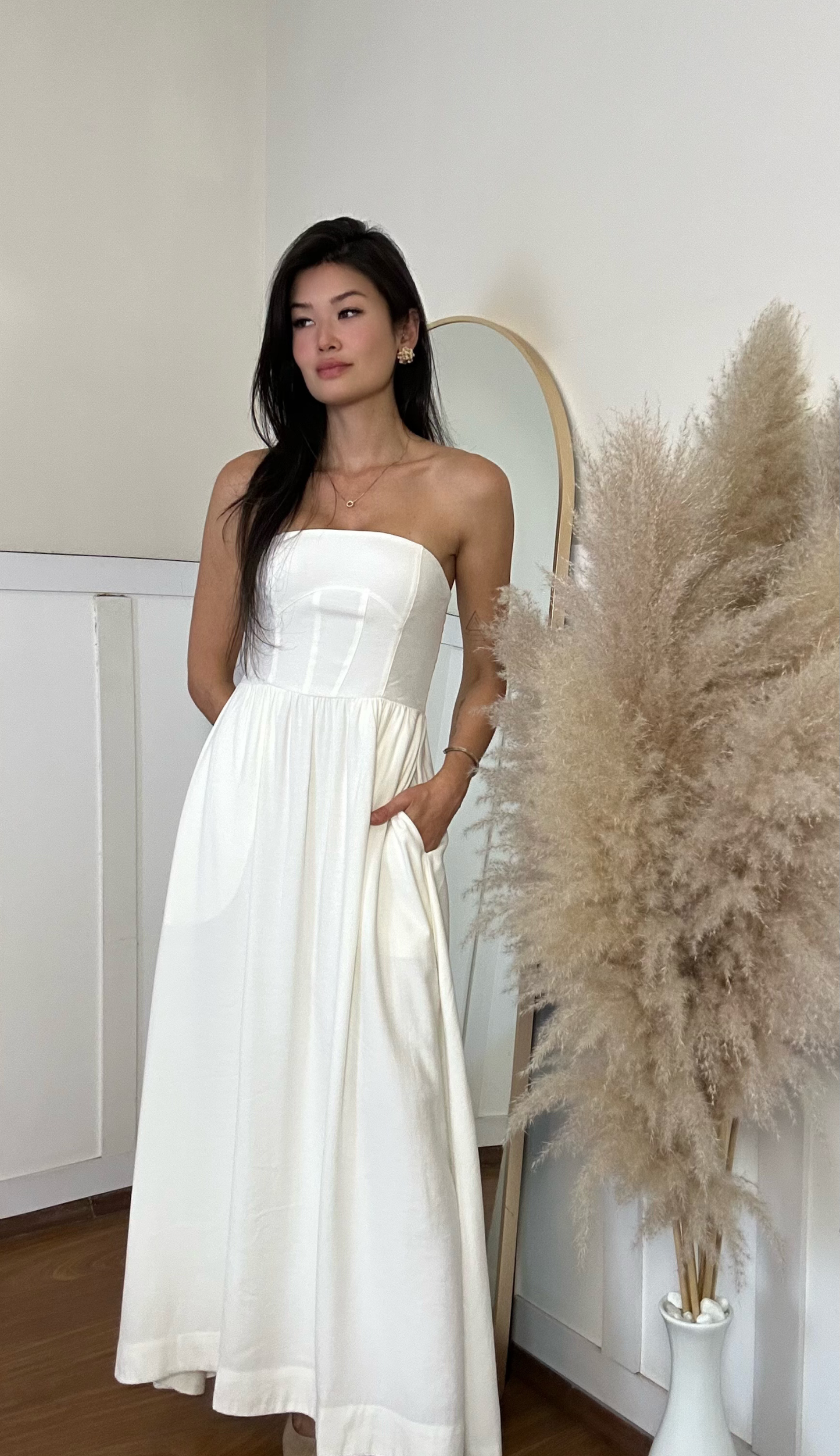 Vestido Panamá Oliva