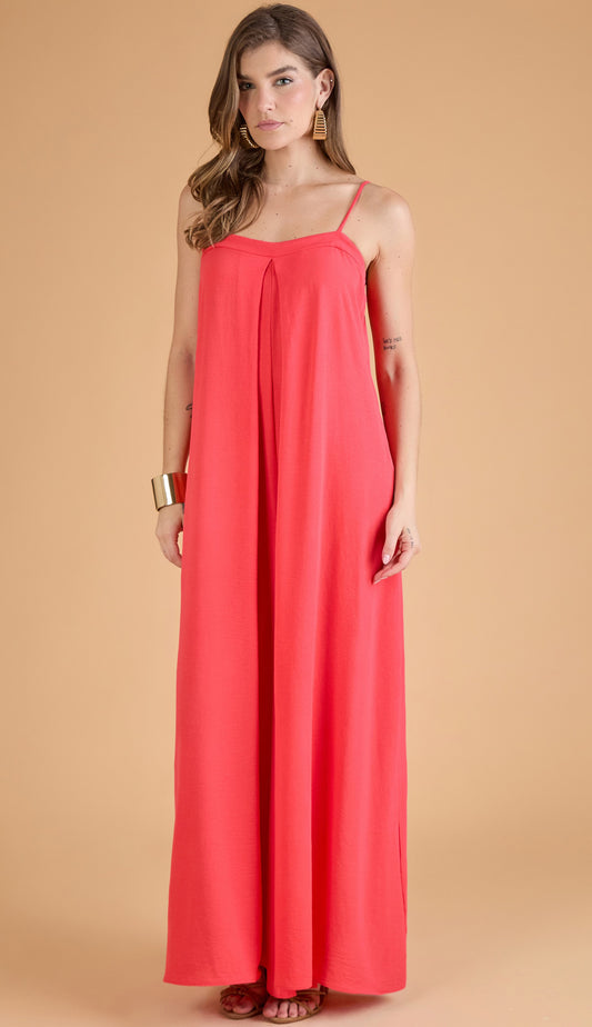 Macacão Atenas Cereja