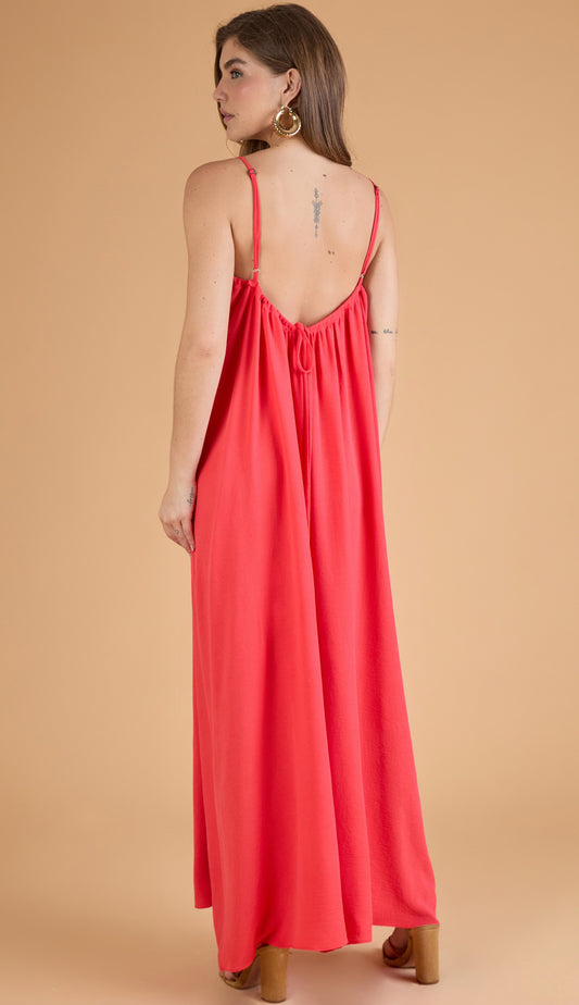 Macacão Atenas Cereja