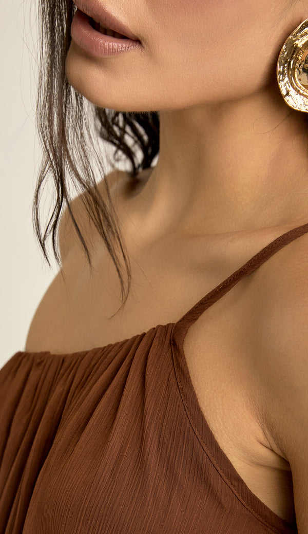 Macaquinho Crepe Chiffon Marta | Laguna