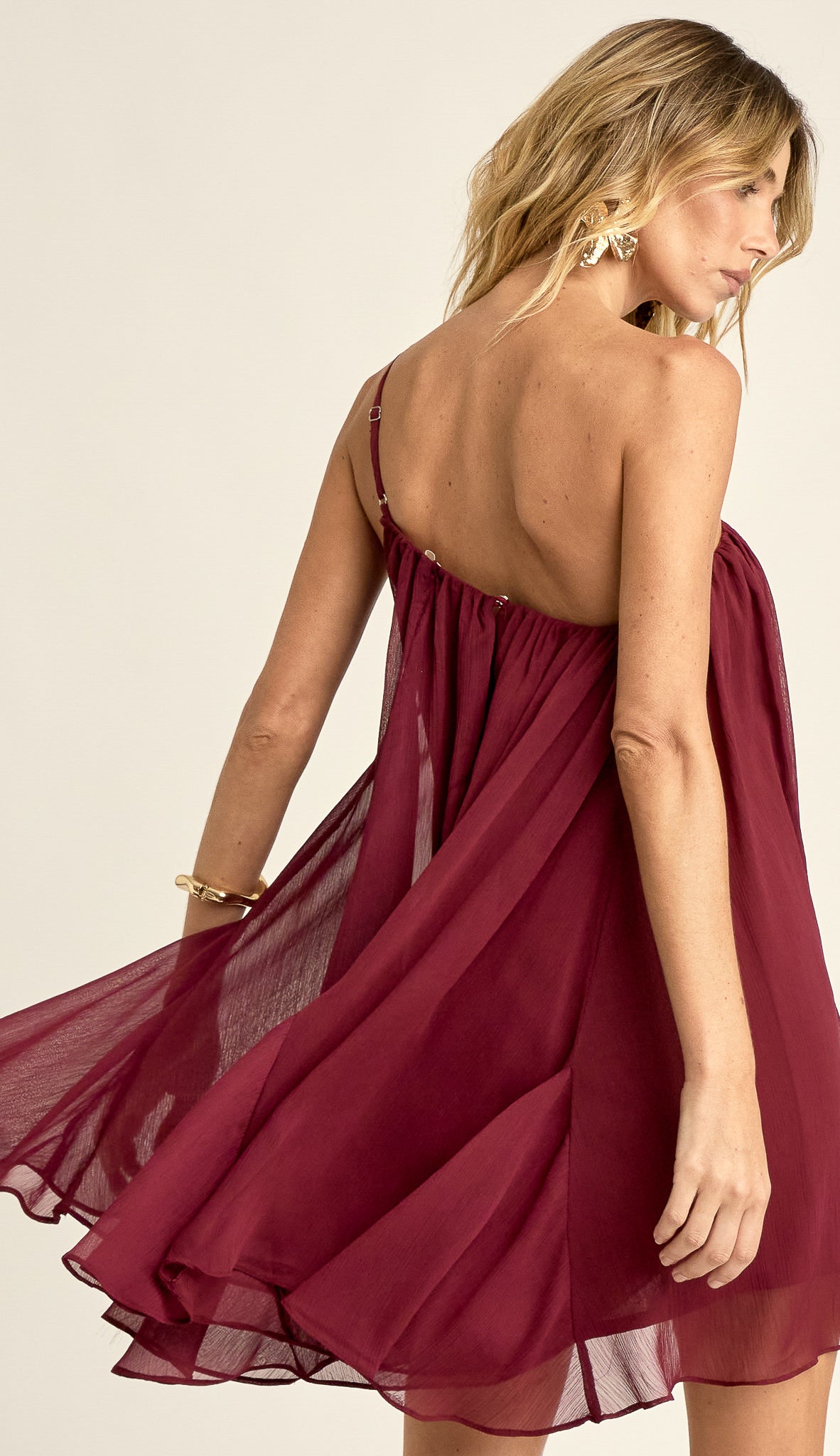 Macaquinho Crepe Chiffon Marta | Laguna