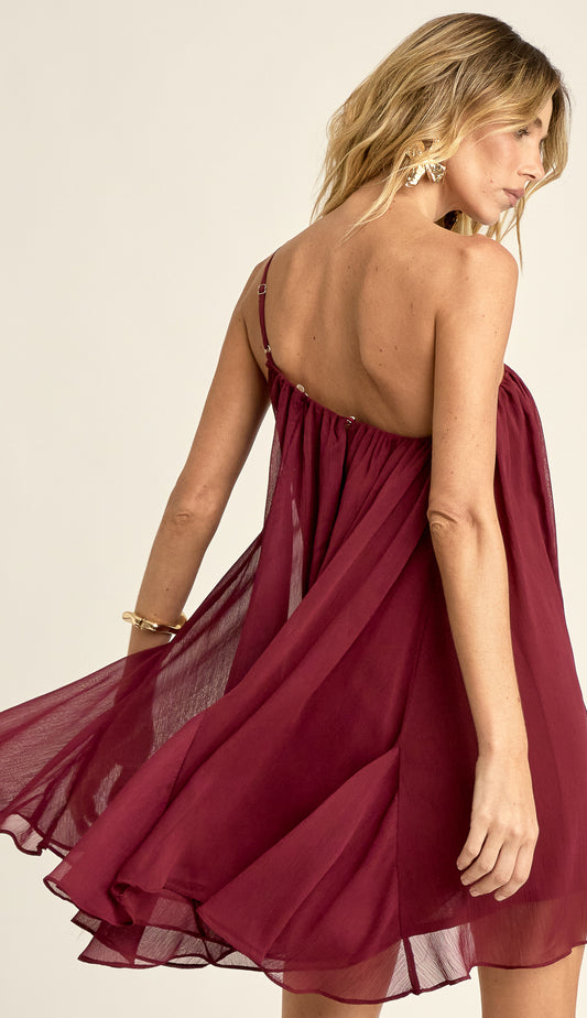 Macaquinho Crepe Chiffon Marta | Laguna