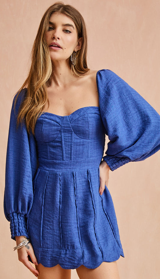 Macaquinho Alicia Azul