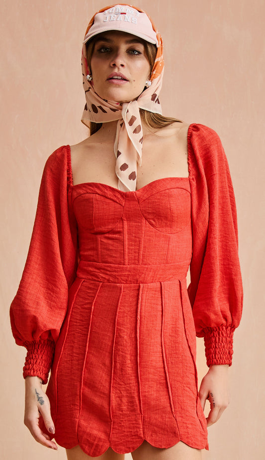 Macaquinho Alicia Cereja