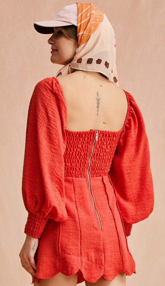 Macaquinho Alicia Cereja