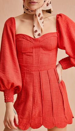 Macaquinho Alicia Cereja